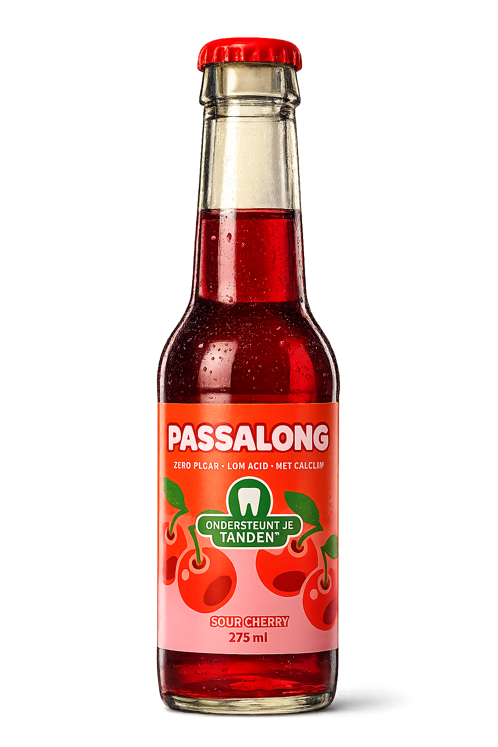 Passalong Sour Cherry flesje van 275 ml